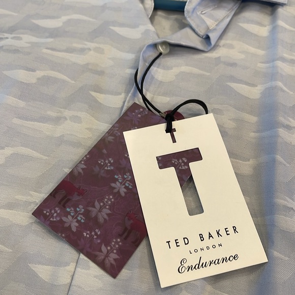 Light Blue camouflage Men's Shirt - Picture 5 of 14